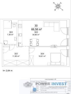 Duży metraż 66,36 m 2 pokoje odbiór od zaraz