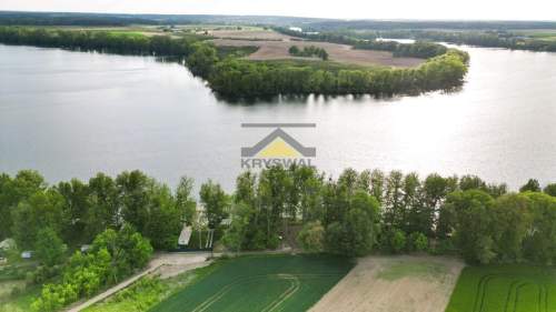 Działka z WZ nad jeziorem Osiek,Ługi