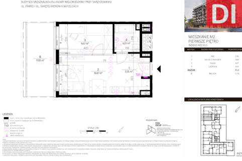 NOWE mieszkanie 35,16 m2 2 pokoje