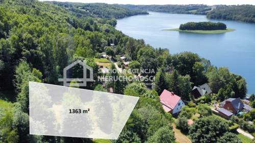 Tarasowa działka budowlana Widok na jezioro