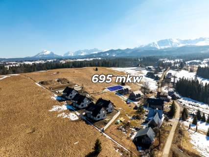 Działka budowlana Zakopane widok, spokojna okolica