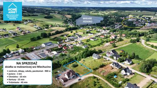 Miechucino Działka pod dom na Kaszubach 1866m2