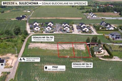 Działki budowlane z MPZP - Brzezie k. Sulechowa