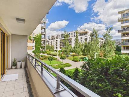 Duża loggia Widok na zieleń Cisza Os Hubertus