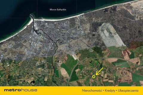 Działka budowlana nad morzem 5,3 km od plaży