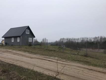 LELESZKI - ZABUDOWANA DOMKIEM SKANDYNAWSKIM DZIAŁK