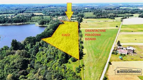 Duża działka siedliskowa nad Jeziorem Kiełpino
