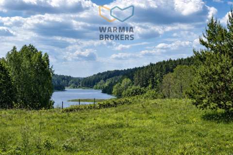 Działka budowlana, dwa jeziora, MPZP - Gąsiorowo