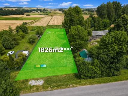 Działka 1826 m z warunkami zabudowy Nowosiółki