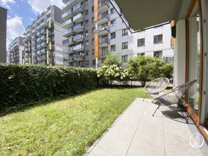 2 pokoje - 50,3 m , ogródek 100m , Galeria Mokotów