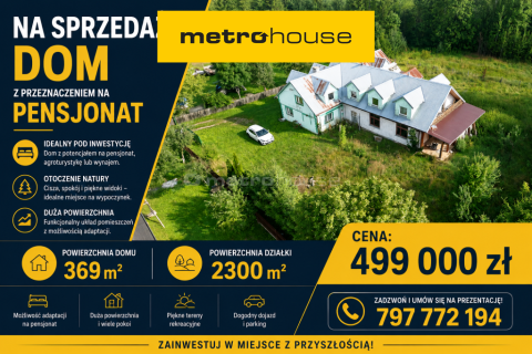 Budynek mieszkalny z przeznaczeniem na pensjonat