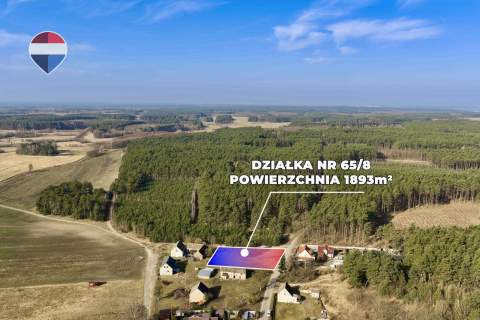Działka przy lesie z warunkami zabudowy