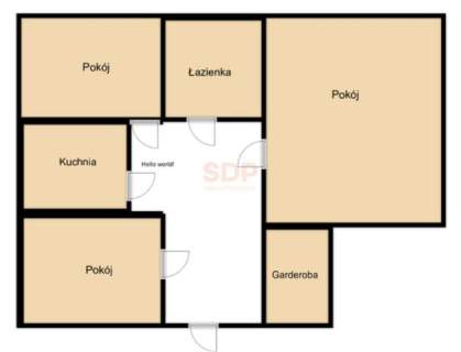 3-pokojowe mieszkanie z Balkonem Spokojna, zielona okolica