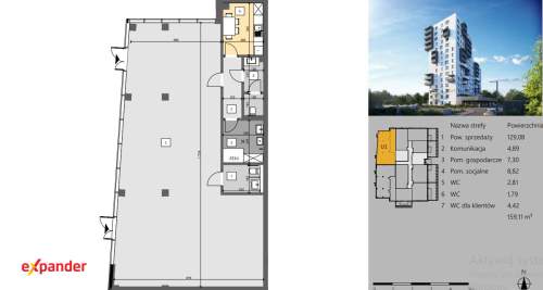 Sprzedam lokal 175 m2 Rzeszów Dworzysko
