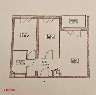 3 pokoje, nowe budownictwo, balkon, przy Uniwersytecie