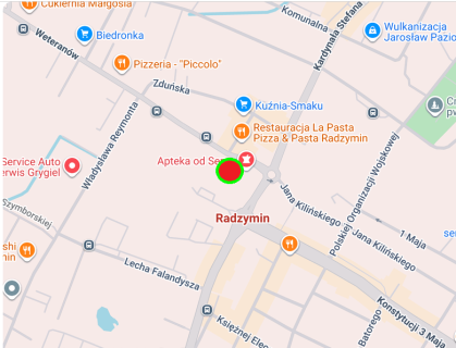 Działka plac miejsce handlowe do wynajecia Radzymin centrum