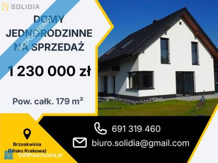 Dom z dużą działką wolnostojący 5 pokoi gmina Zabierzów blisko...