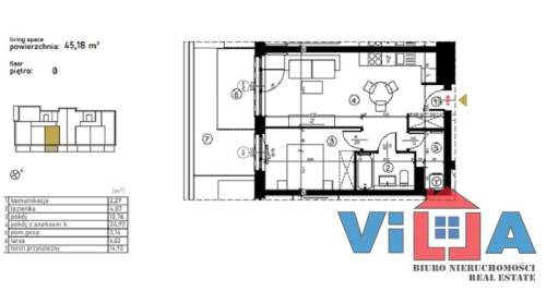 2-POKOJOWE MIESZKANIE W APARTAMENTOWCU 
