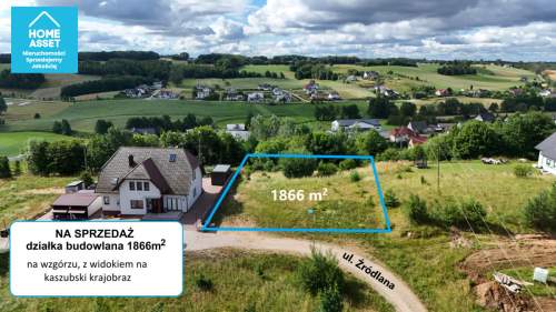 Miechucino Działka pod dom na Kaszubach 1866m2