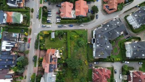 Działka inwestycyjna z gotowym projektem budowlany