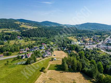 Działka mieszkaniowo-usługowa 2850 m Stryszawa
