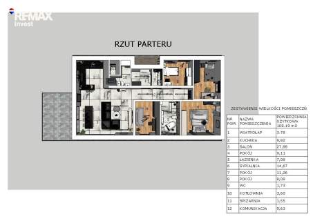 Roczyny dom w stanie deweloperskim premium