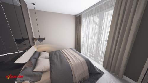 3 pokoje balkon z widokiem na LAS Podwójna ekspozycja 
