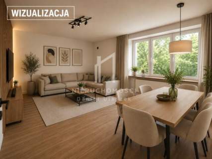 REZERWACJA Przestronne mieszkanie po remoncie -52 m2 - centrum