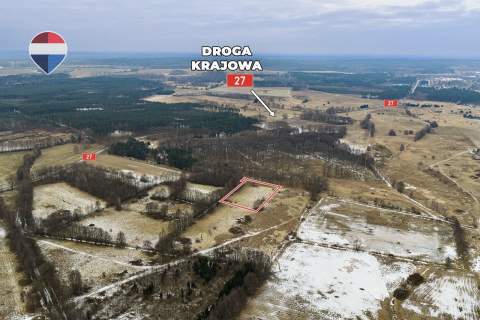 Działka rolna o pow. 6300 m 