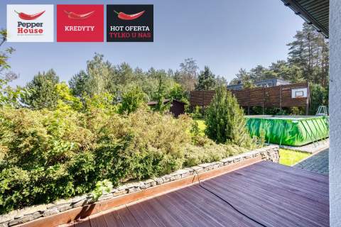 Dom wolnostojący w środku lasu 235m2 basen, sauna