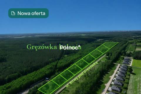 Działki budowlane pod lasem Gręzówka - Kolonia