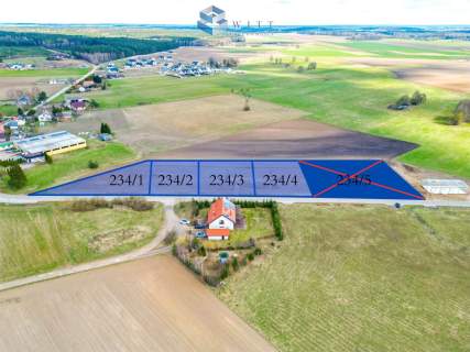 Działka budowlana na sprzedaż, 1873 m2, Filice