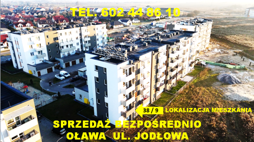MIESZKANIE OŁAWA UL. JODŁOWA 2 POKOJE - SALON Z ANEKSEM