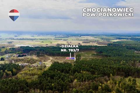 Działka budowlana w bezpośrednim sąsiedztwie lasu