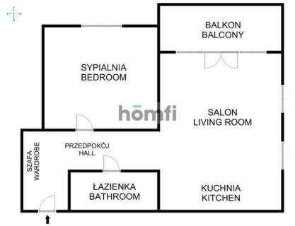 W STYLU LOFT 2 POK KRASOWA PARKING BALKON