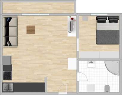 2 pokoje, balkon - Chorzowska 210, Os. Tysiąclecia