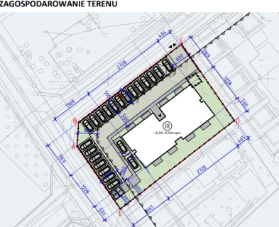 Działka inwestycyjna, ul. Miła