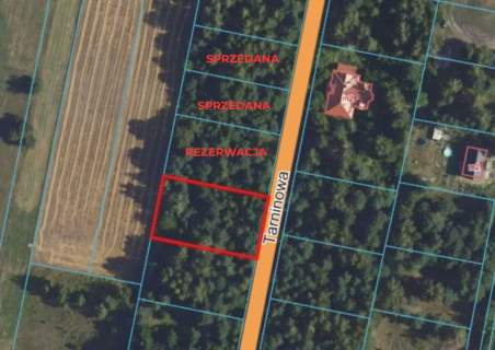 Działka budowlana 1434 m2, Kuklówka Radziejowicka