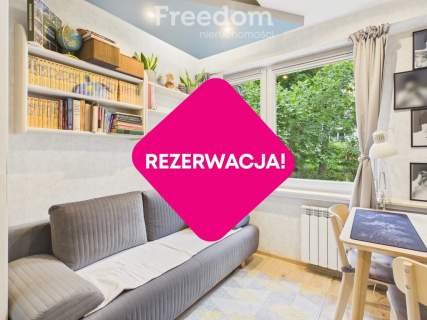 Parter z dużym balkonem i widokiem na zieleń