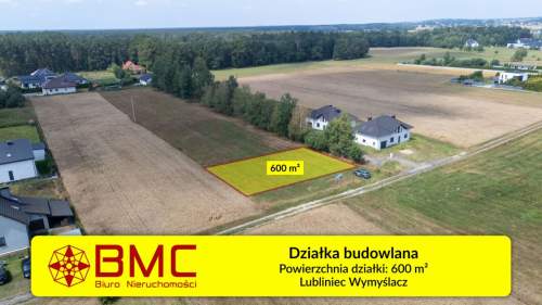 Działka budowlana Lubliniec Wymyślacz