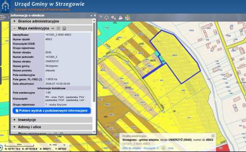 Wyjątkowa działka nad rzeką Wkrą 1,68 ha 200 m linii brzegowej