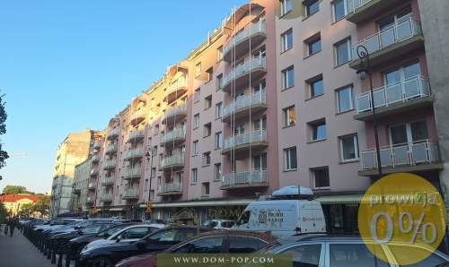 Hoża - mieszkanie 53 m2, klimatyzacja, 2 balkony.