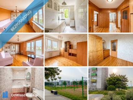 Mieszkanie 3 pokojowe, z balkonem, na Stogach, 54m2