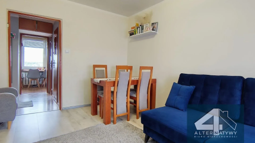 Mieszkanie z widokami, 48m2, 3 pokoje, rozkładowe