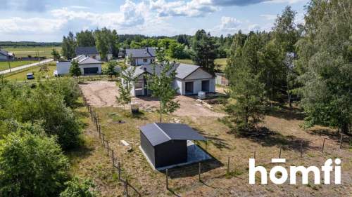 Nowoczesny dom parterowy - w stanie surowym