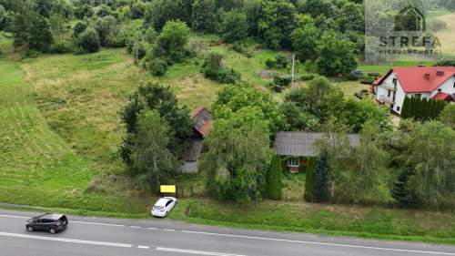 Łososina Dolna - działka z potencjałem 5 773 m2 Malownicza lo