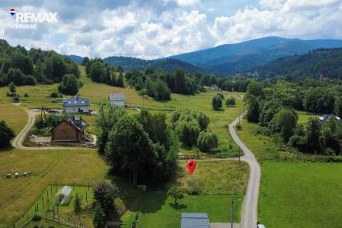 Działka z widokiem na Pilsko 1025 m