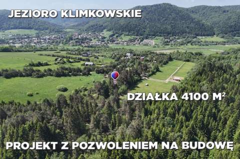 Działka budowlana 41a, Uście Gorlickie, Z projektem i PNB
