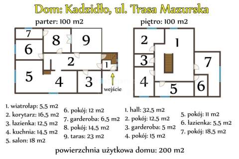 Kadzidło rodzinny dom z pięknym tarasem