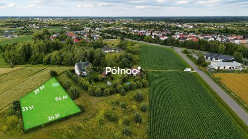 Działka budowlana przy ul. Jagodowej 1232m2